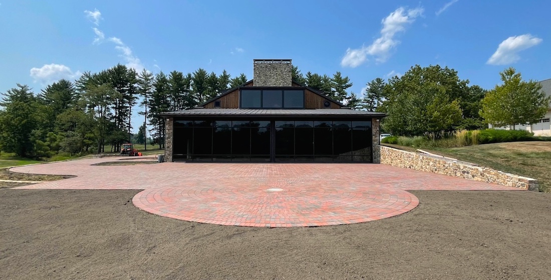 Paver driveway and patio