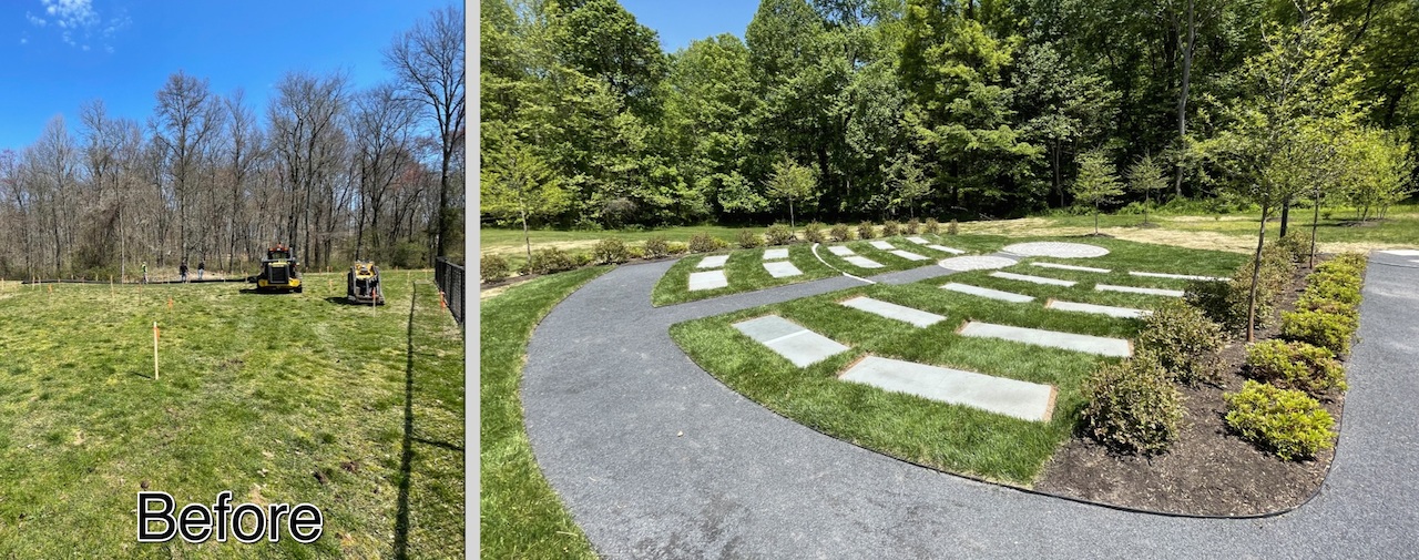 Landscaping Project, Before and After
