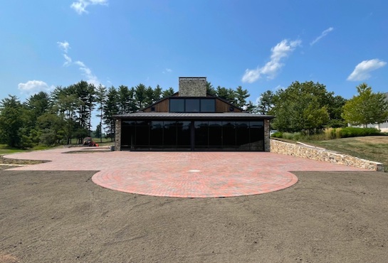 Paver driveway and patio